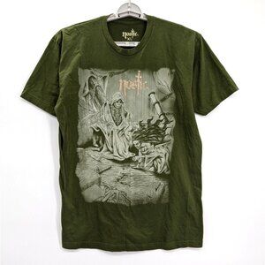 Nostic T-shirt Men Size XL Death Artwork Studded Graphic Print Grunge Y2K Gothic